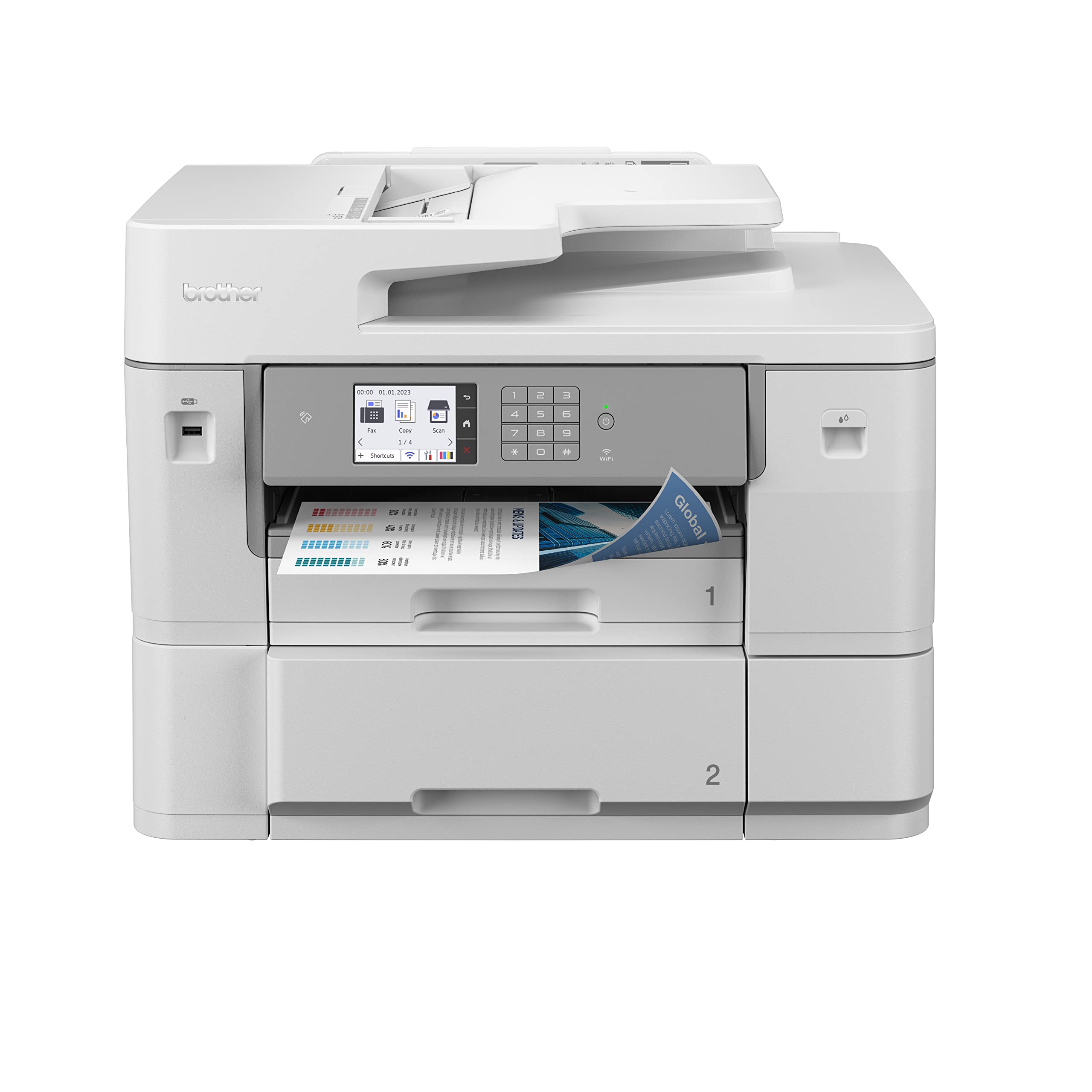 Brother MFC-J6959DW | Imprimante Multifonction Jet d'encre Roll Paper | WiFi et Ethernet | Recto-Verso Automatique | Compatible NFC | Imprime jusqu'à