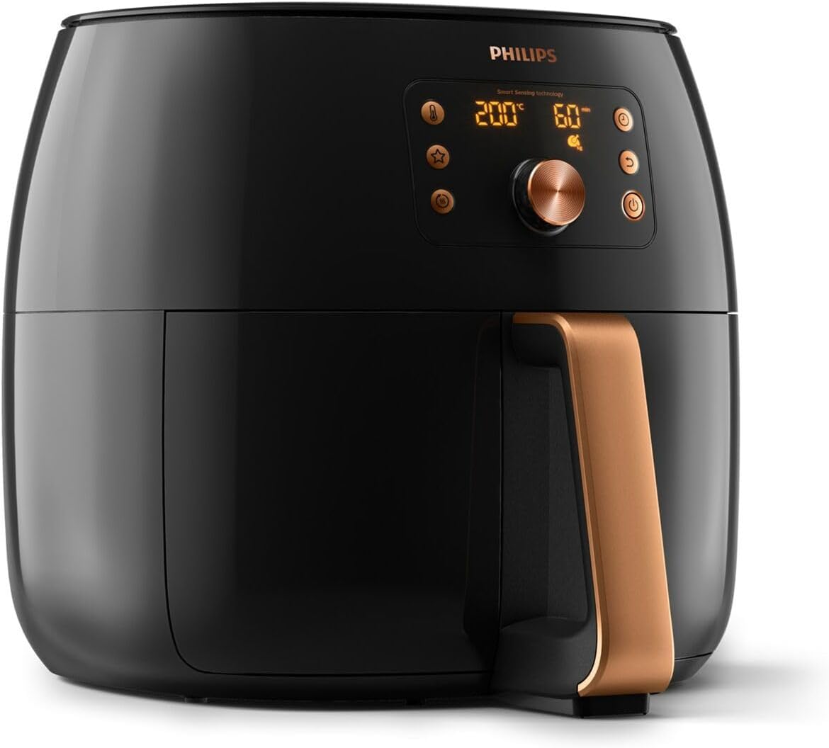 Philips Premium Smart Sensing XXL HD9867/90 Airfryer 7,3L, ajuste durée de Cuisson, température