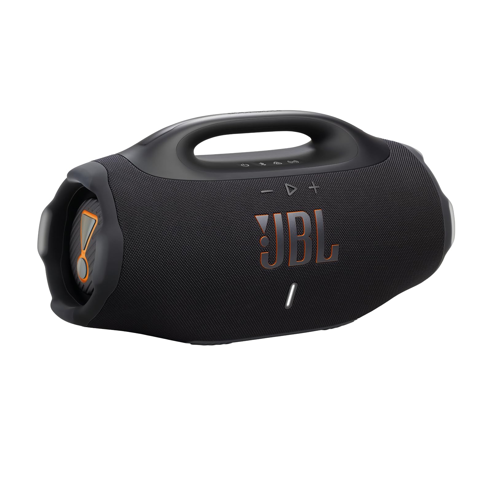 JBL Boombox 4, Enceinte Bluetooth Portable, Son JBL Pro, AI Sound Boost, étanchéité et résistance à la poussière IP68, jusqu'à 34 h d’autonomie, Conne