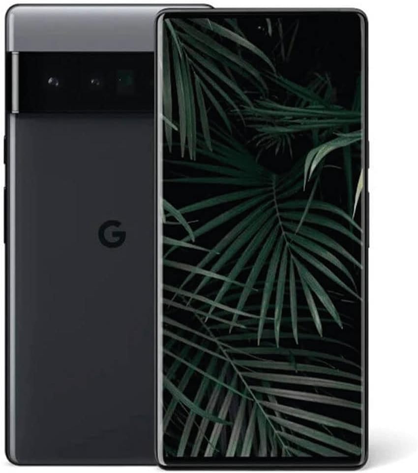 Google Pixel 6 Pro – Smartphone Android 5G débloqué avec Appareil Photo de 50 Mpx et Objectif Grand Angle – [128 GB] – [Noir Carbone] Version FR (Reconditionné)