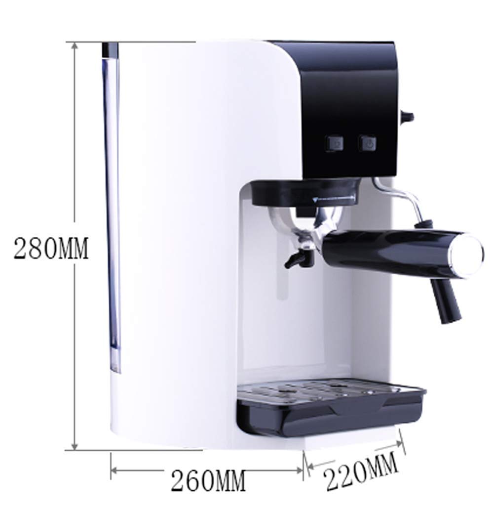 Machine à Café Intégrée, Machine à Café Filtre Ménage Italienne Semi-Automatique Machine à Café Petite Machine à Café Italienne en Mousse Intéressante