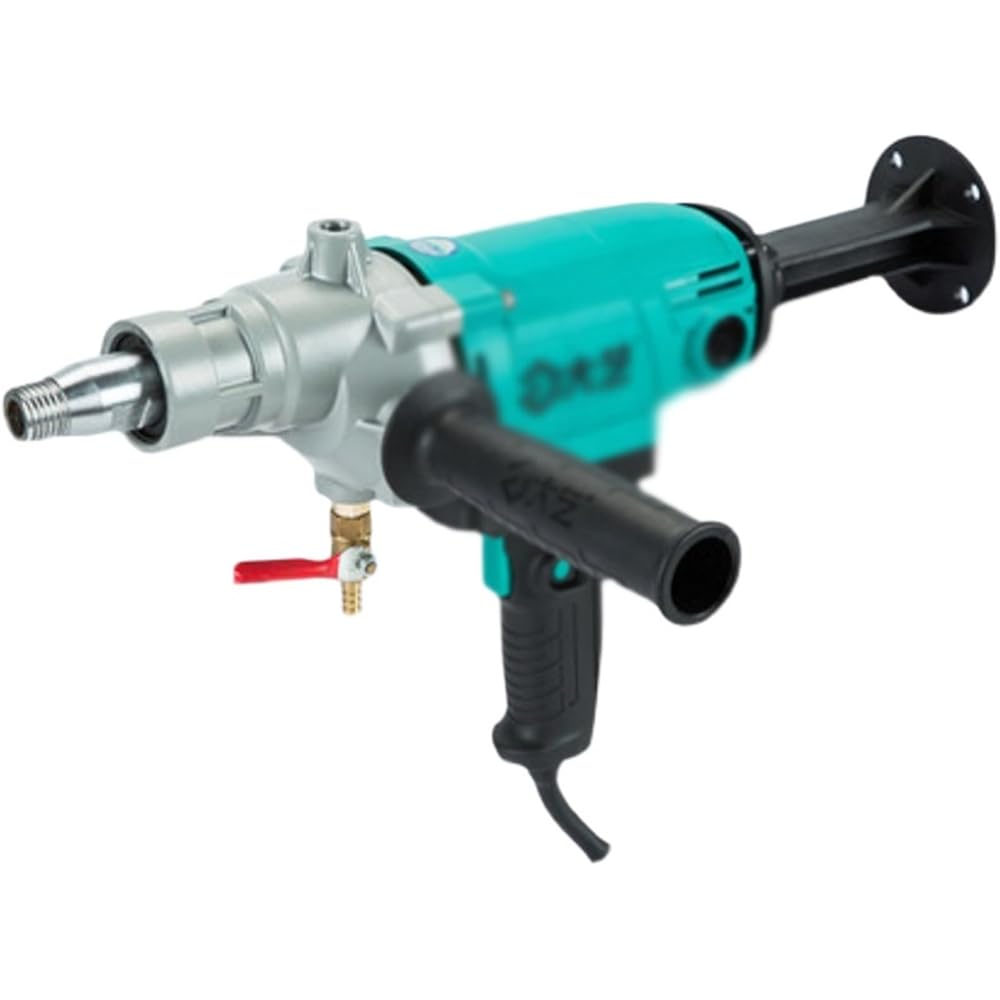 KHZKHC Carotteuse Électrique, Plate-Forme Forage Béton, Vitesse Nominale 1600W, 2200 TR/Min, Embrayage Mécanique Sécurité, Aucun Dommage L'épaule, Moteur Cuivre Pur, Régulation Vitesse : Bricolage