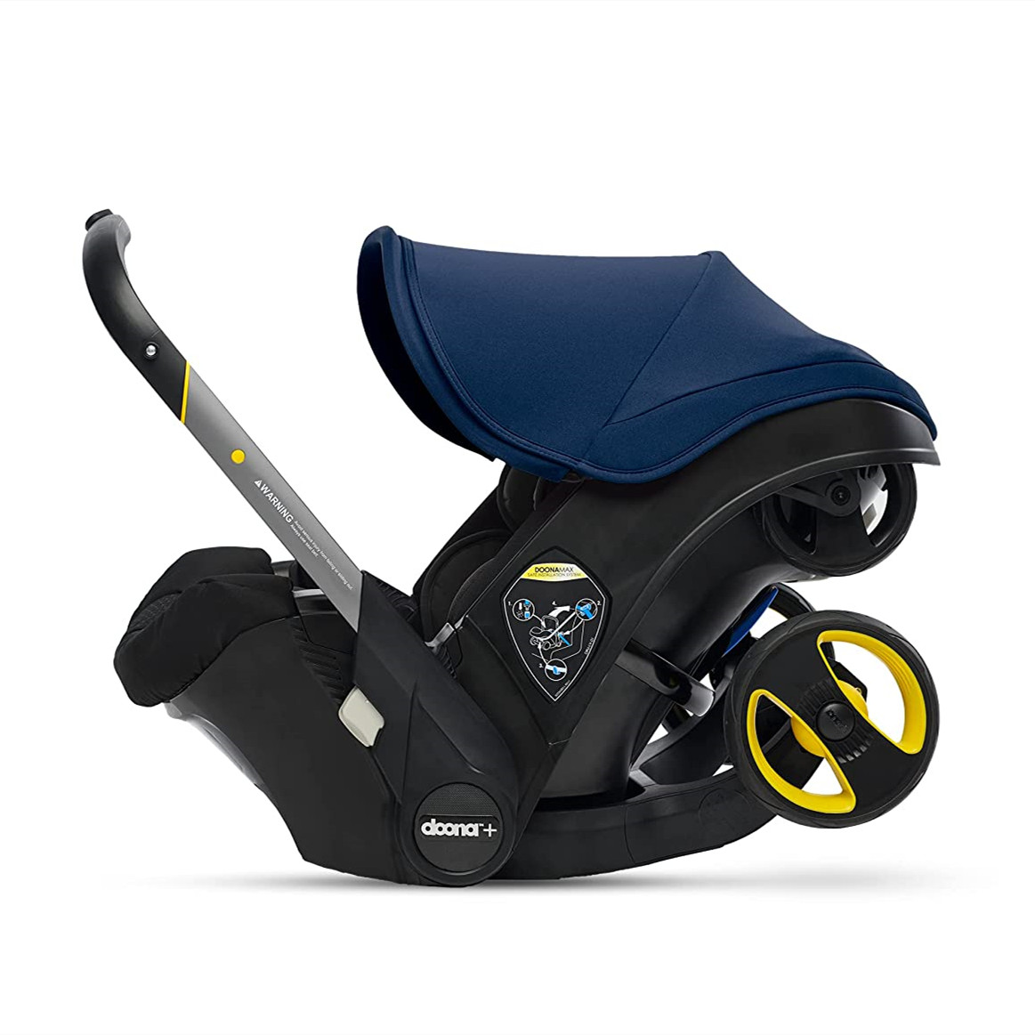 Doona Infant Car Seat & Latch Base - Car Seat to Stroller in Seconds - Royal Blue, US Version