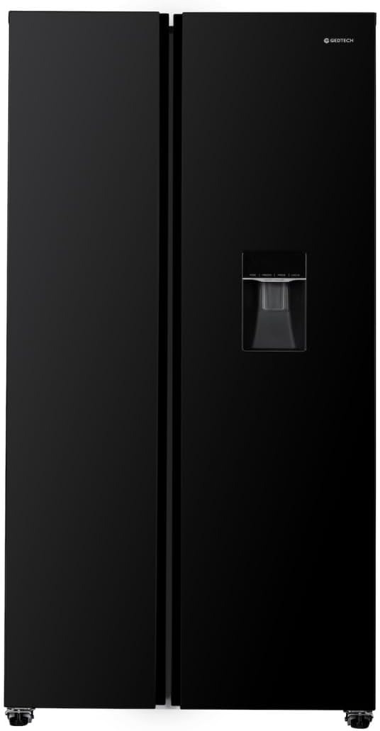 GEDTECH Réfrigérateur multi-portes GSBS510BL 510L (324L + 181L) - Distributeur d'eau - Noir