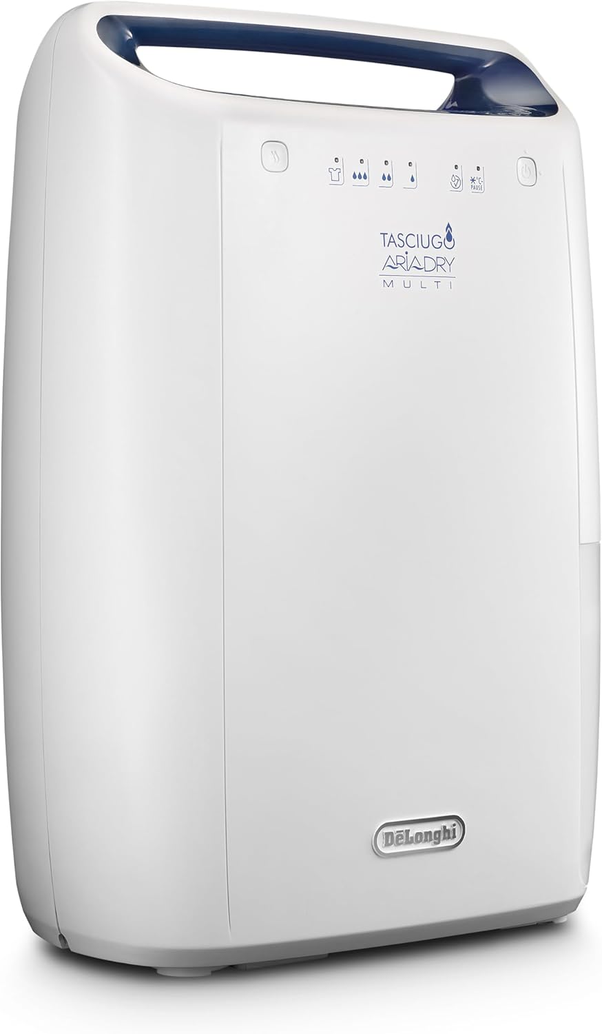 De'Longhi Tasciugo AriaDry Déshumidificateur DEX210SF, Déshumidificateur Portable avec Système de Filtration à 3 Actions, Fonction Séchage, Déshumidification 14L/Jour, R290, Réservoir Amovible, Blanc