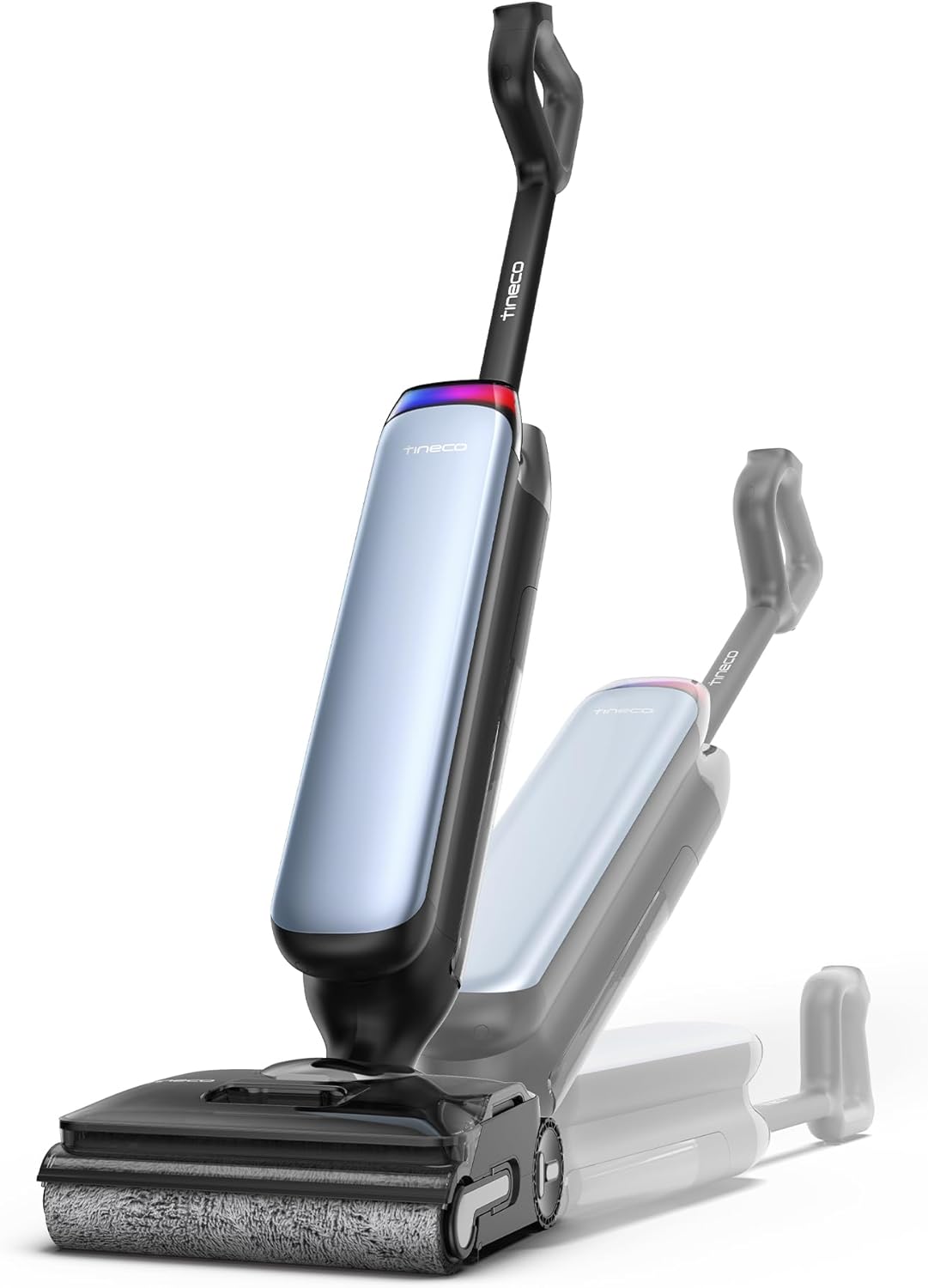 Tineco Floor One S9 Artist Aspirateur Laveur, 22 kPa d'aspiration, 360° SmoothDrive, Design Anti-emmêlement, 50 Min d'autonomie, Nettoyage des Bords des 2 côtés, s'aplatit à 180°, Flashdry à 85°C