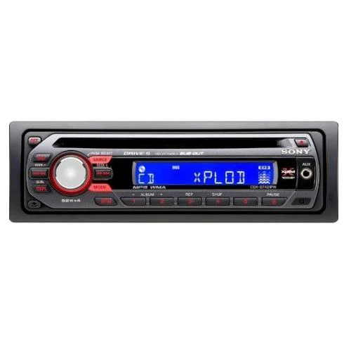 Sony CDXGT42IPW FM/AM Compact Disc Player.
