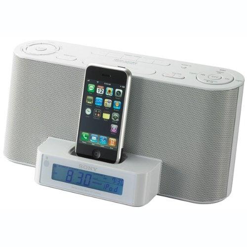 Sony Icfc1ipmk2wht Speaker Dock/Clock Radio For Ipod And Iphone