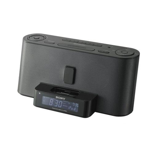 Sony Icfc1ipmk2blk Speaker Dock/Clock Radio For Ipod And Iphone