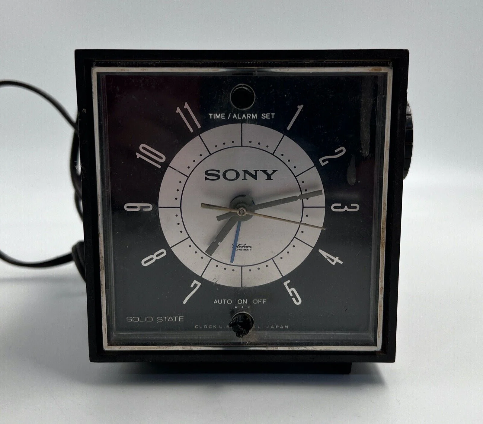 Sony 6rc-23 6 Transistor Solid State Alarm Clock Cube Am/Fm Radio
