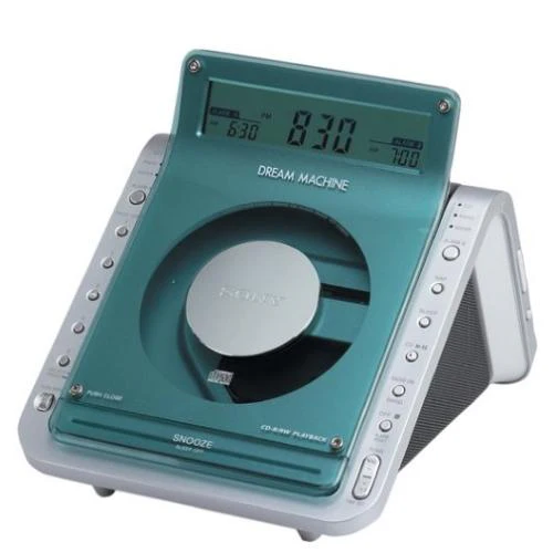 Sony Icfcd855vsil Cd Clock Radio (Silver)