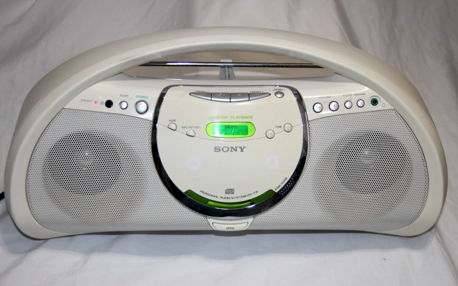 Sony Zsy3white Portable Stereos & Boomboxes