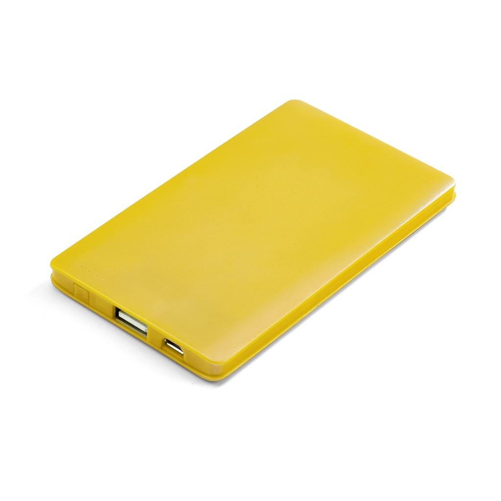 Altitude Maxi Slim Power Bank �C 4,000mAh �C Yellow