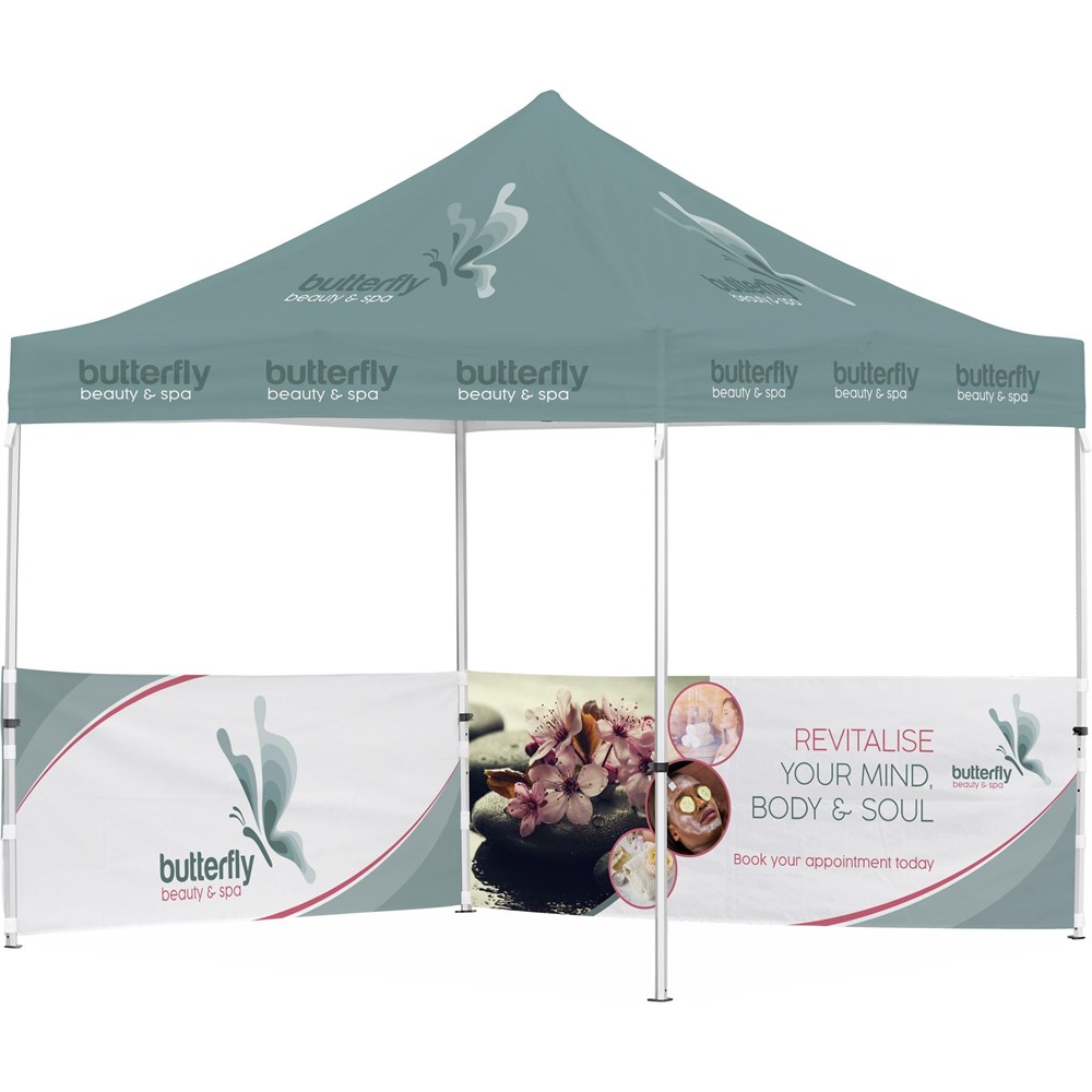 Ovation Sublimated Gazebo 3m X 3m �C 2 Half-Wall Skins