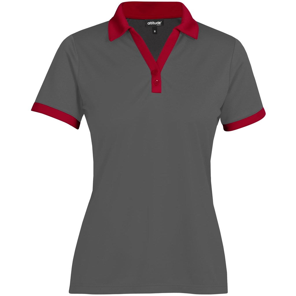 Ladies Bridgewater Golf Shirt �C Red