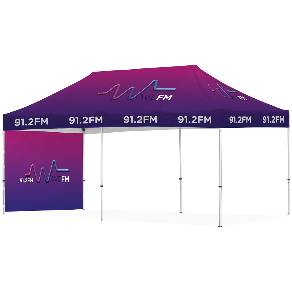 Ovation Sublimated Gazebo 6m X 3m �C 1 Short Full-Wall Skin