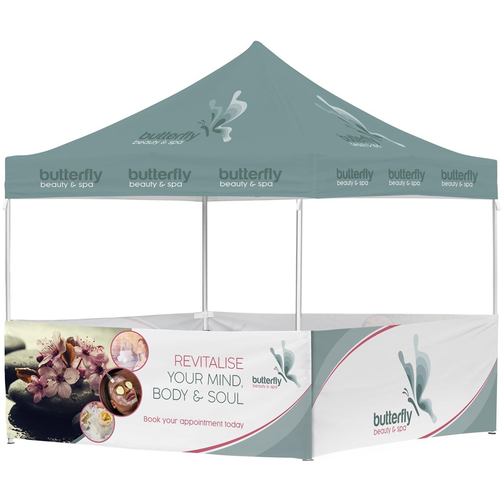 Ovation Sublimated Gazebo 3m X 3m �C 4 Half-Wall Skins