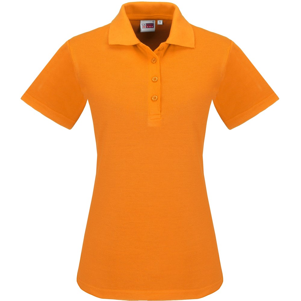 Ladies Elemental Golf Shirt �C Orange