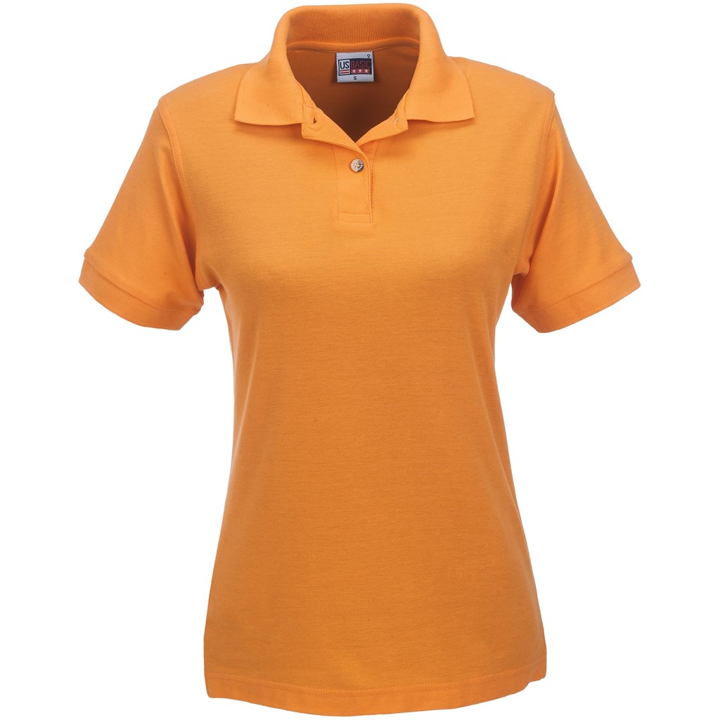 Ladies Boston Golf Shirt �C Orange