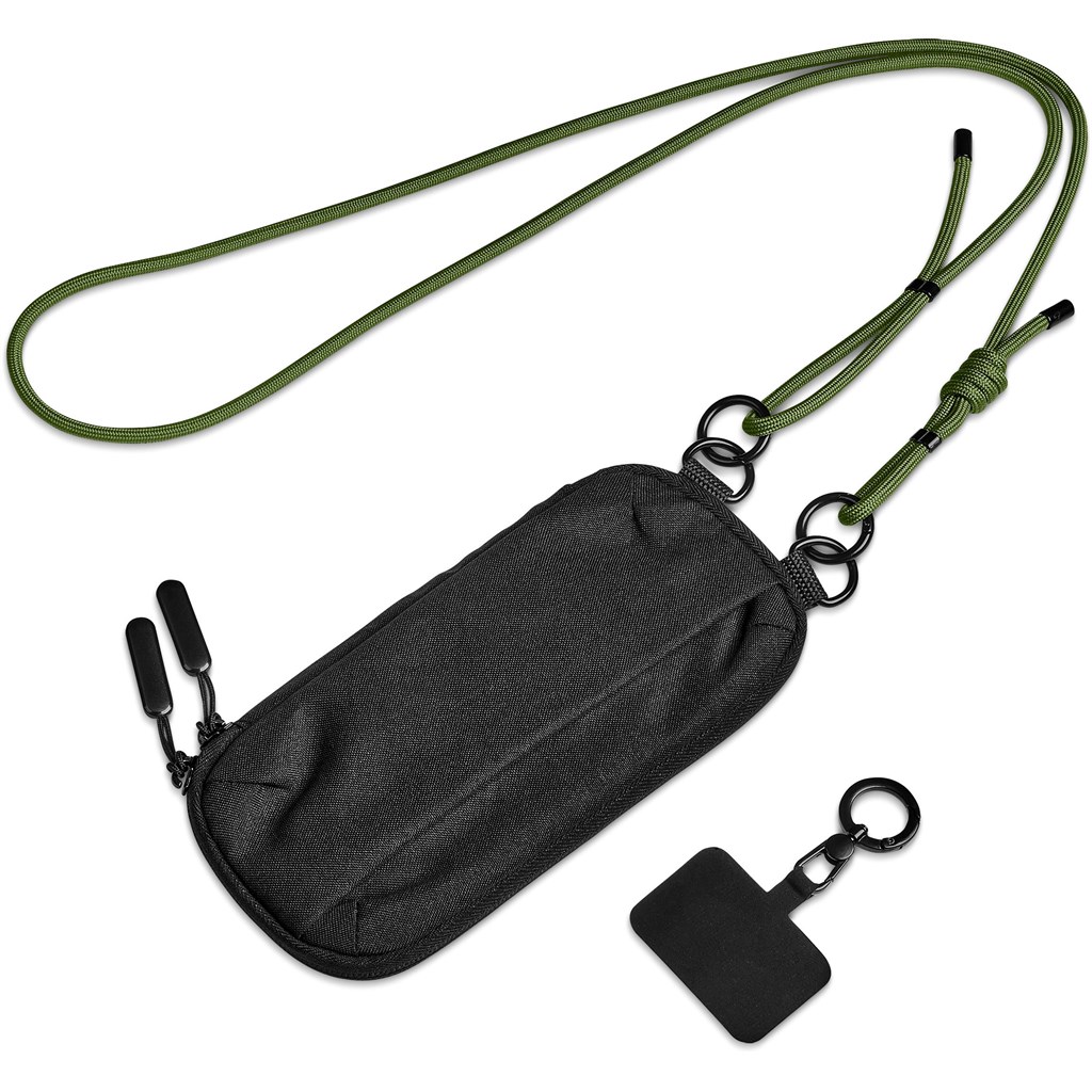 Altitude Glam Recycled PET Crossbody Bag & Phone Strap