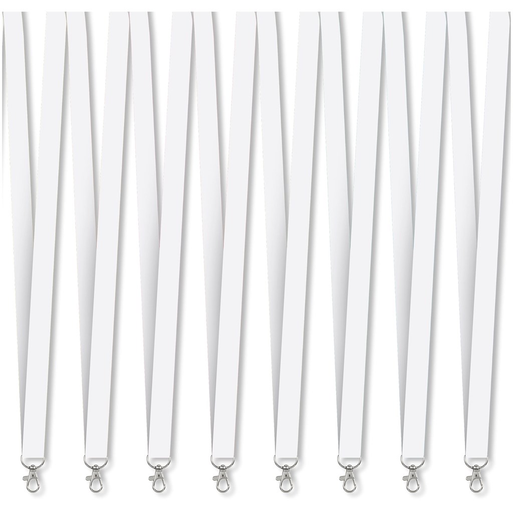 Altitude Snap Hook Clip Single-Sided Sublimation Satin Lanyard