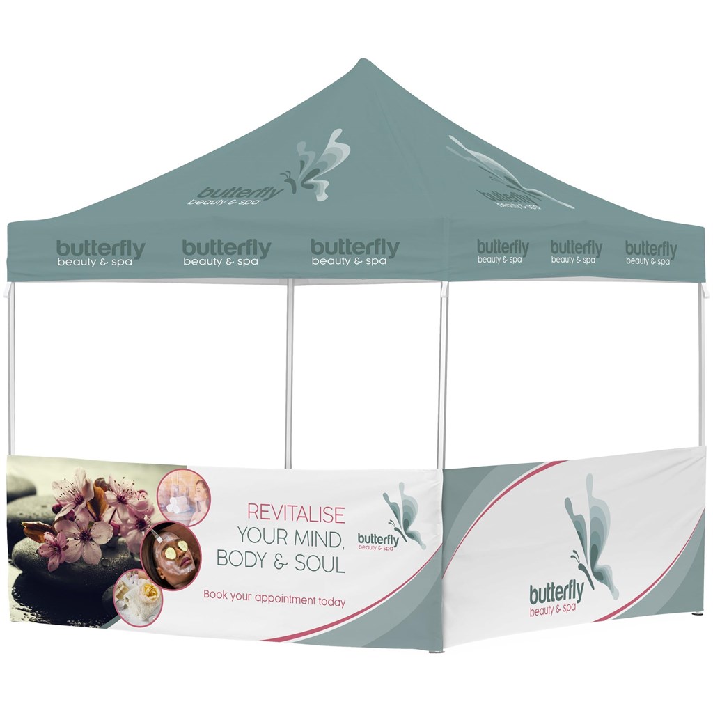 Ovation Sublimated Gazebo 3m X 3m �C 2 Half-Wall Skins