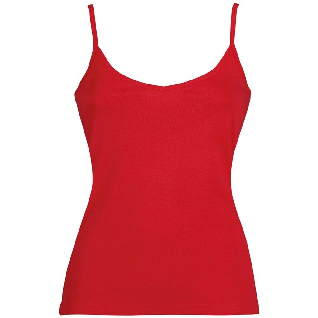 Ladies Lanai Spaghetti Top �C Red