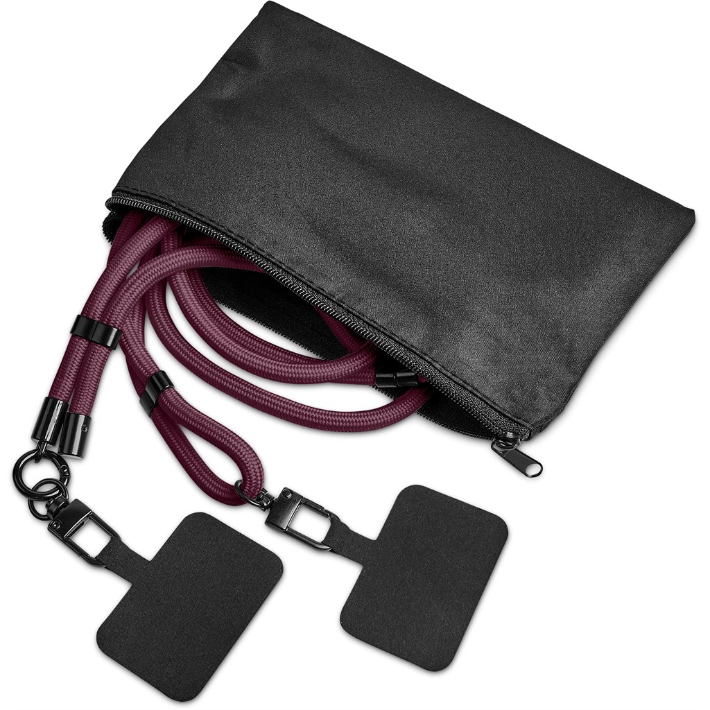 Altitude Fusion Crossbody & Wrist Phone Strap Set in Pouch