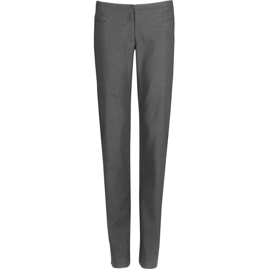 Ladies Cambridge Flat Front Pants �C Grey