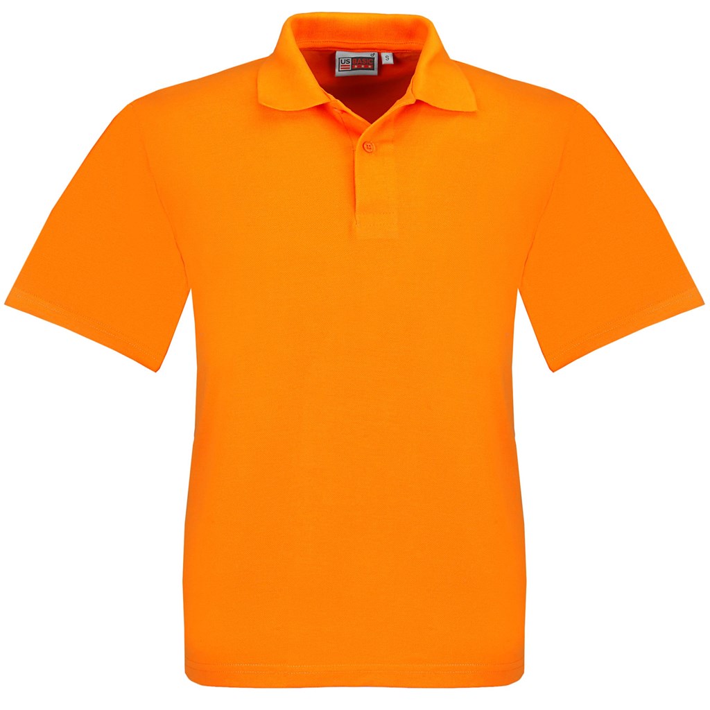 Kids Elemental Golf Shirt �C Orange