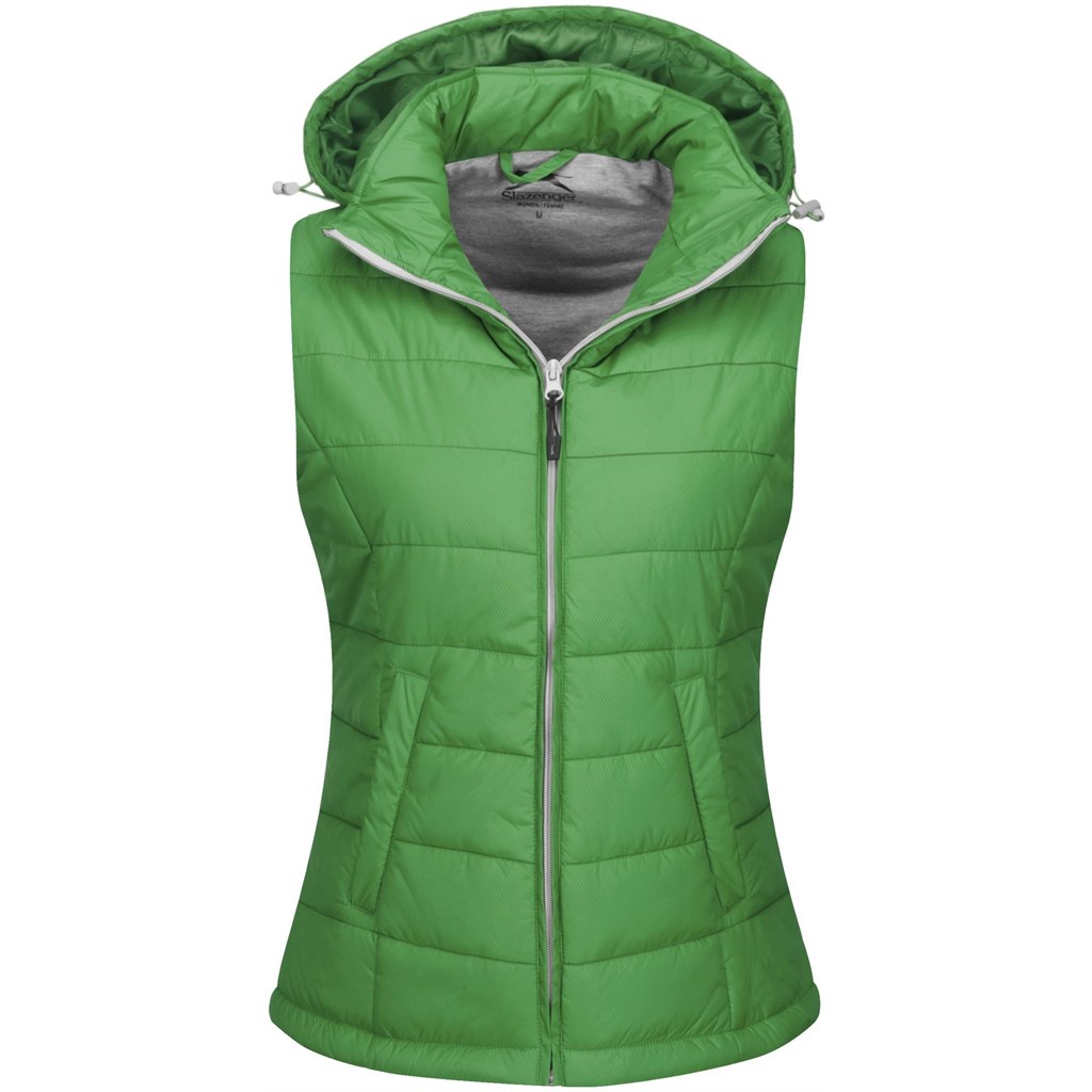 Ladies Evolution Bodywarmer �C Green