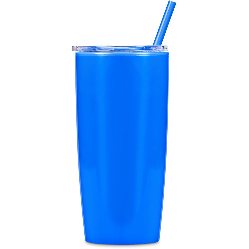 Altitude Daytona Plastic 2-in-1 Double-Wall Tumbler & Straw �C 600ml