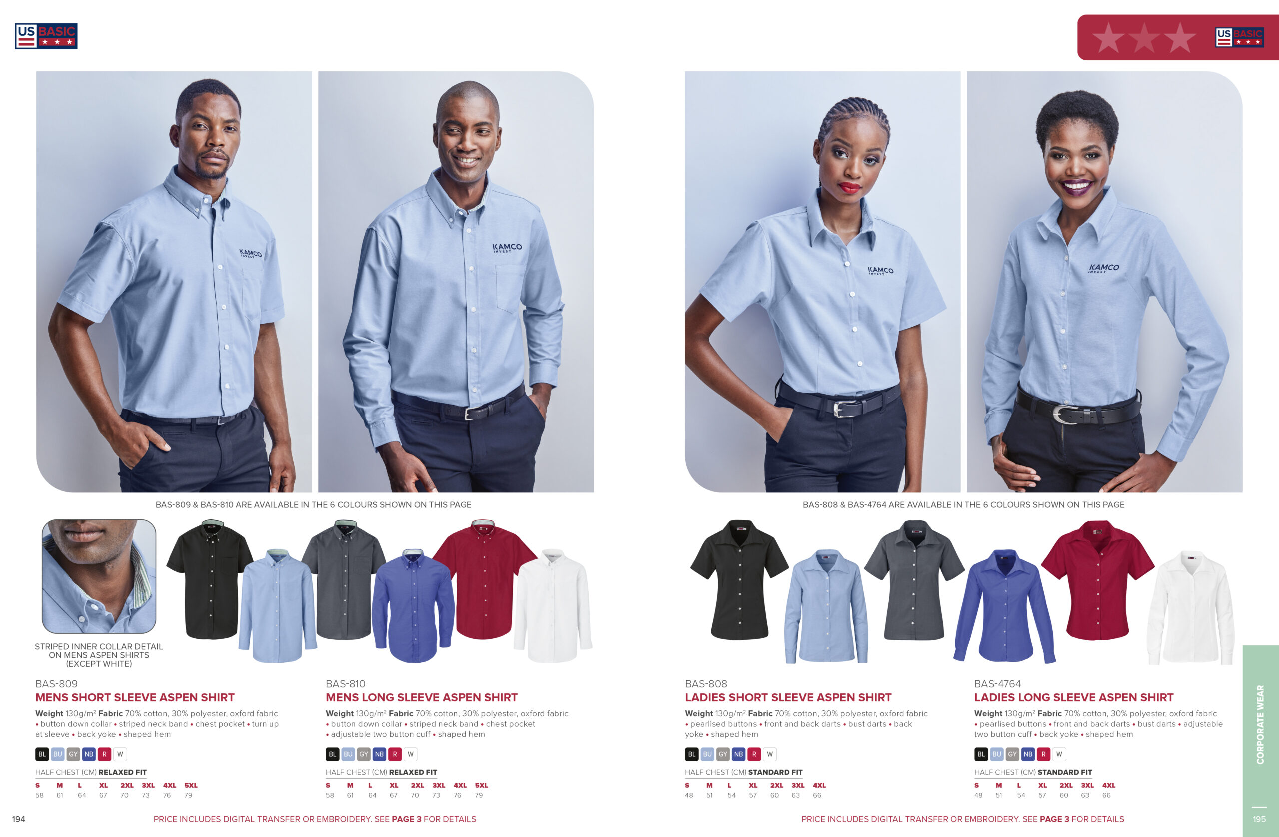 Ladies Long Sleeve Aspen Shirt