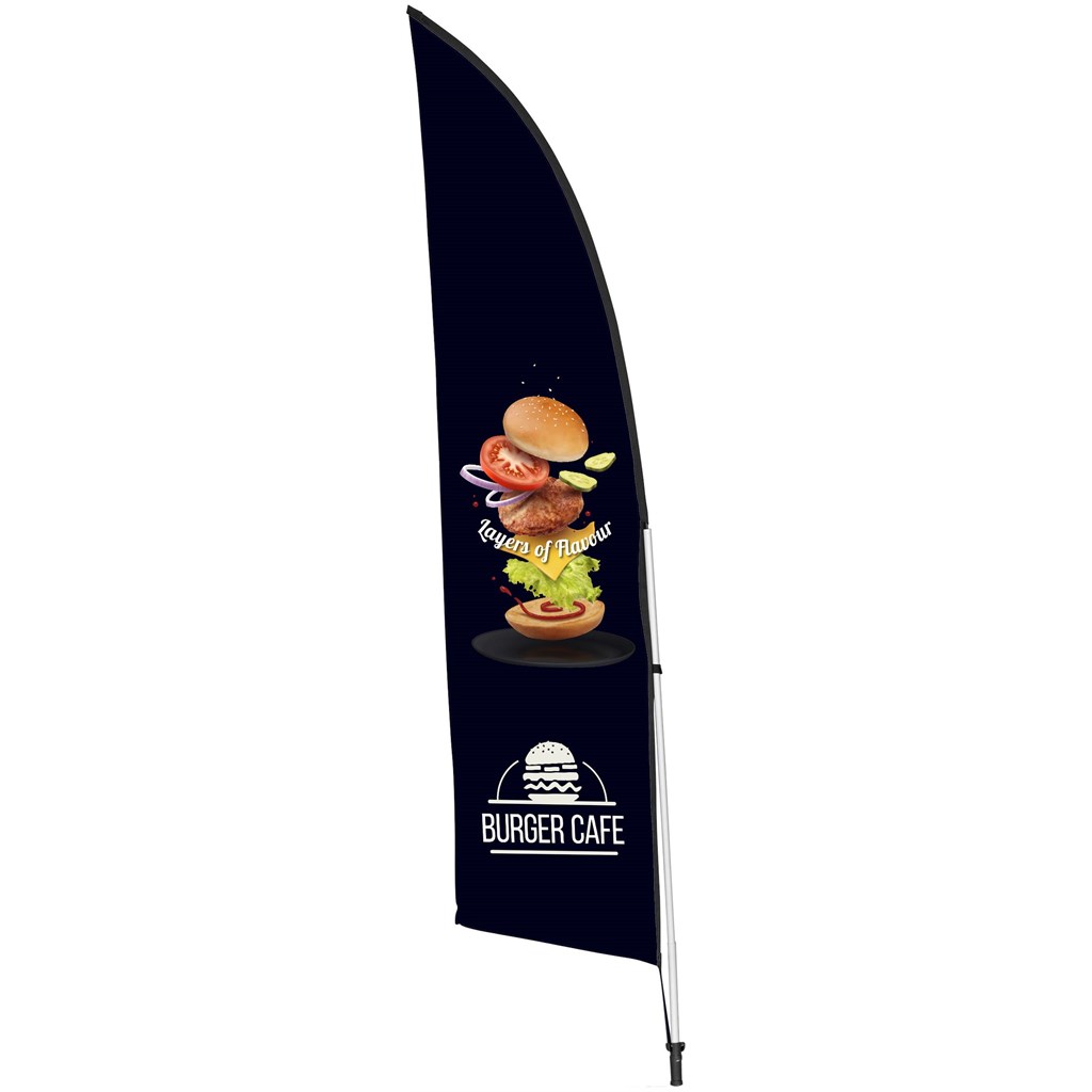 Legend 2M Sublimated Arcfin Double-Sided Flying Banner �C 1 complete unit
