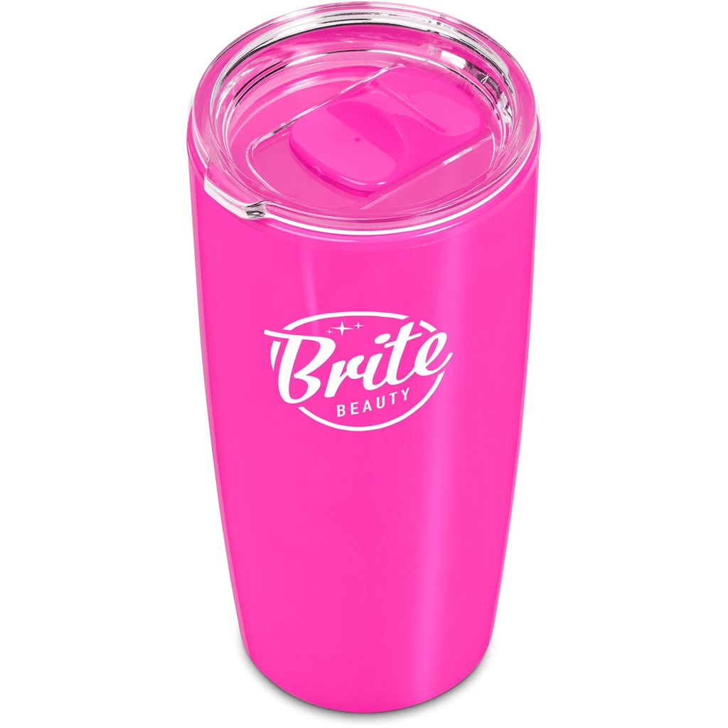 Altitude Daytona Plastic 2-in-1 Double-Wall Tumbler & Straw �C 600ml