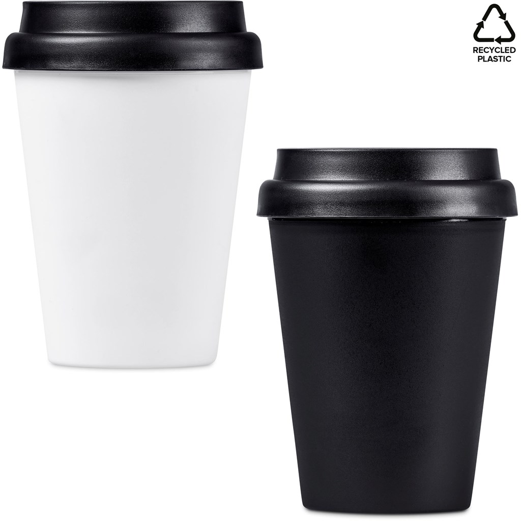 Altitude Perk Recycled Plastic Double-Wall Tumbler �C 300ml