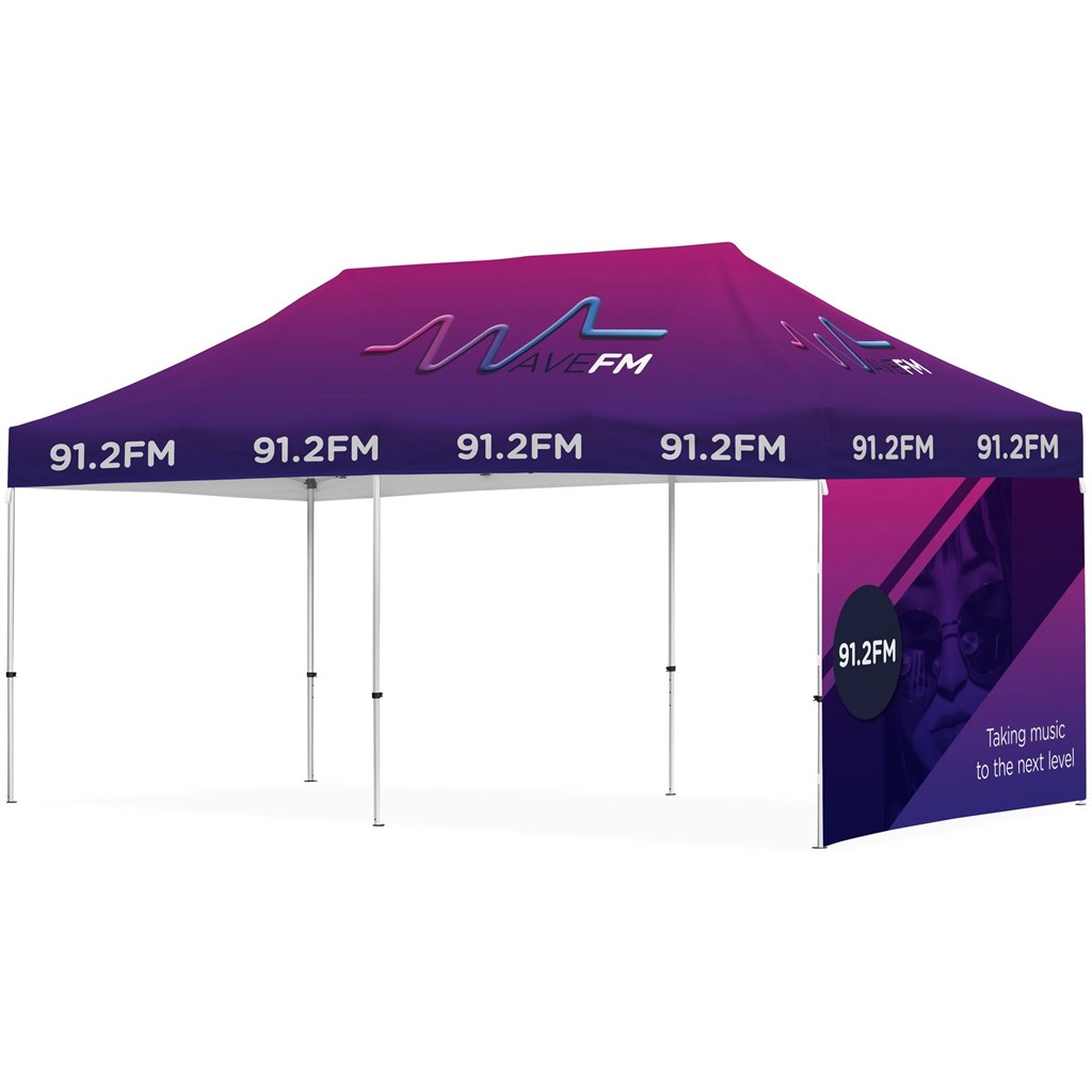 Ovation Sublimated Gazebo 6m X 3m �C 1 Short Full-Wall Skin