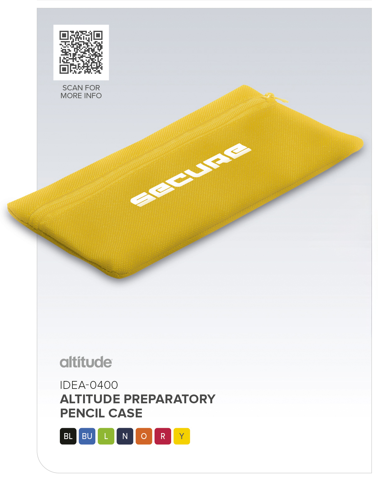 Altitude Preparatory Pencil Case
