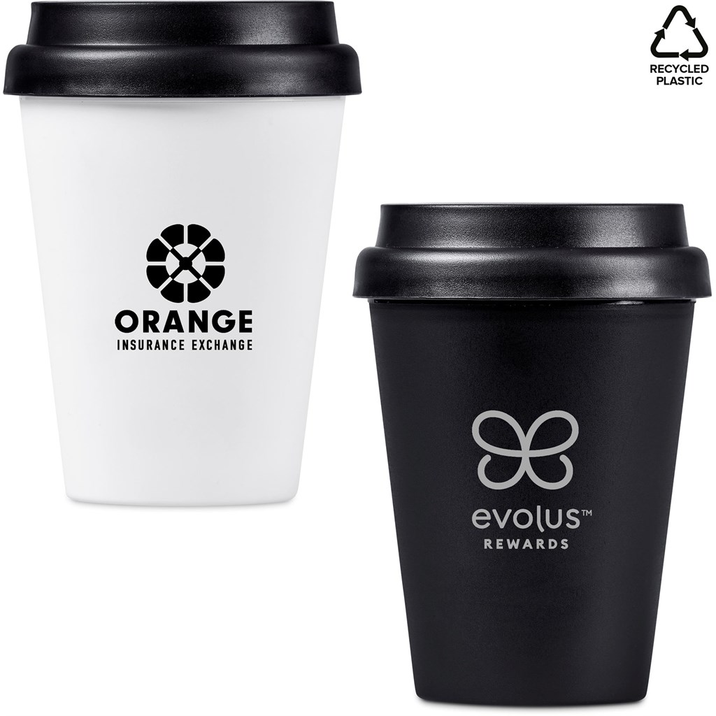 Altitude Perk Recycled Plastic Double-Wall Tumbler �C 300ml