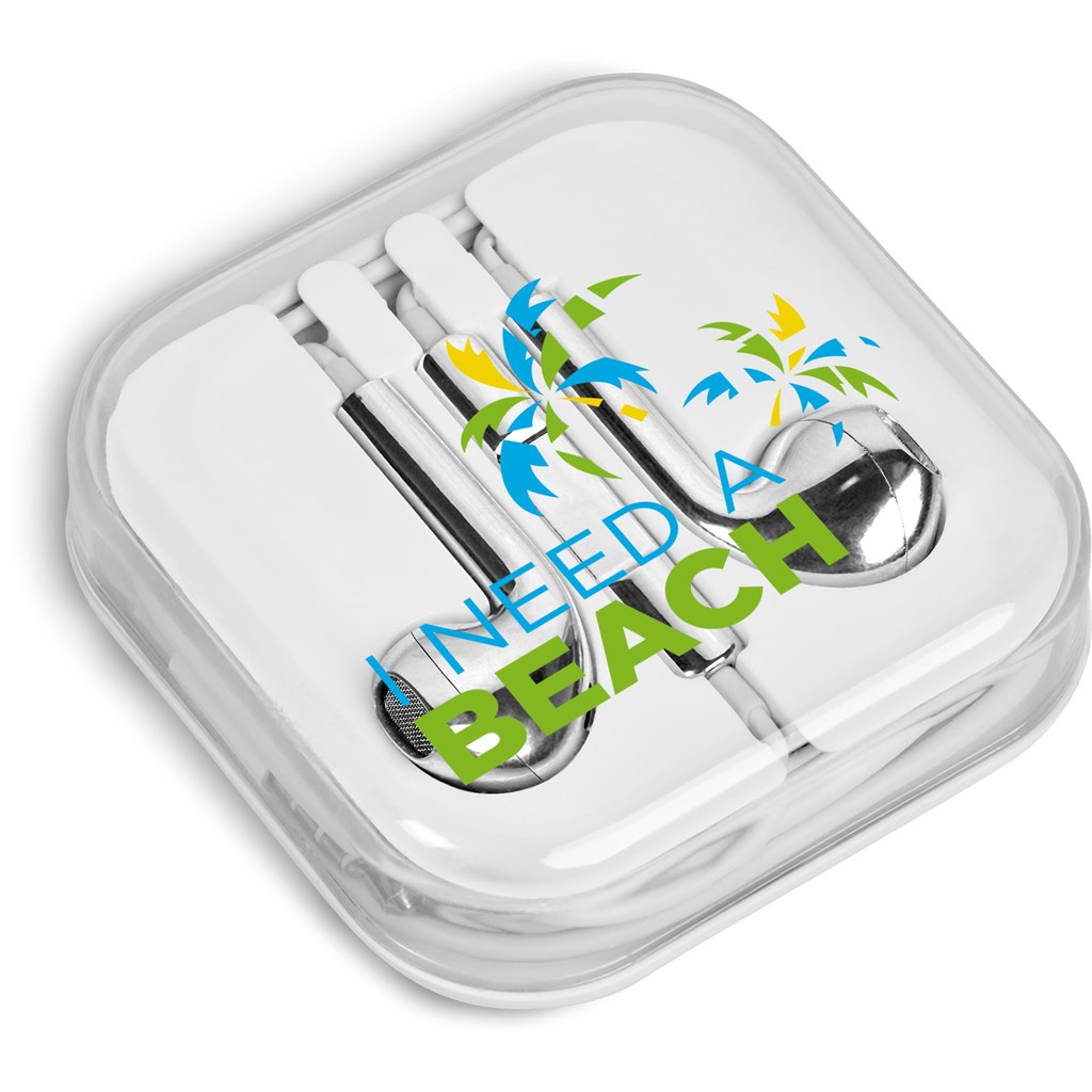 Altitude Poprock Earbuds �C Silver