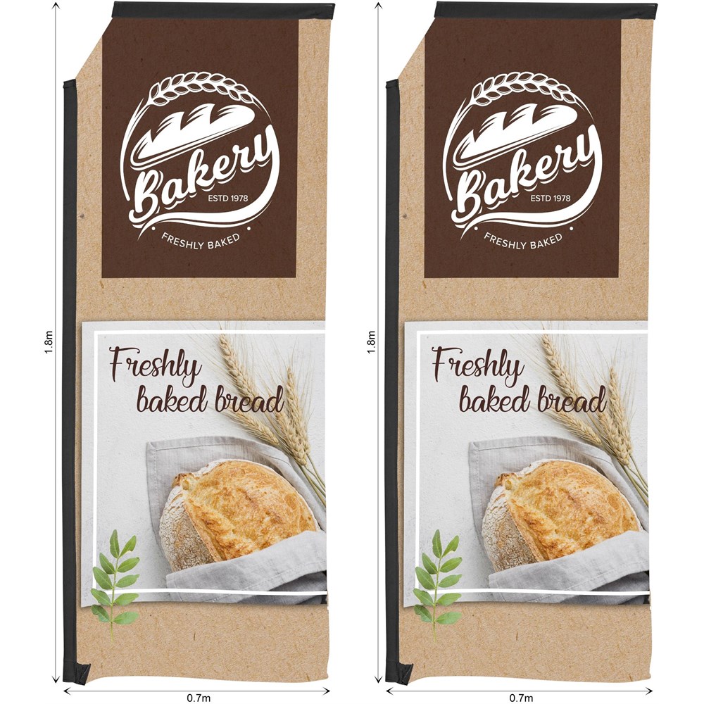 Legend 2m Sublimated Telescopic Flying Banner Skin �C Set Of 2 (Excludes Hardware)