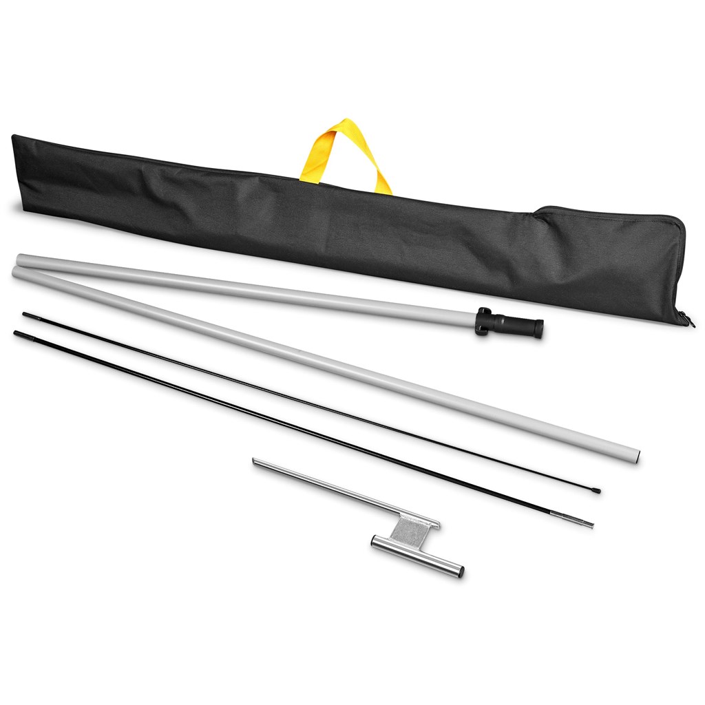 Legend 3M Sublimated Sharkfin Double-Sided Flying Banner �C 1 complete unit