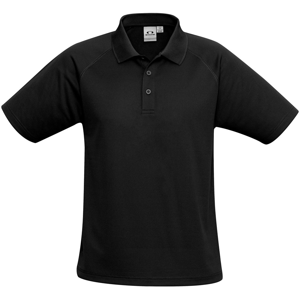 Kids Sprint Golf Shirt �C Black