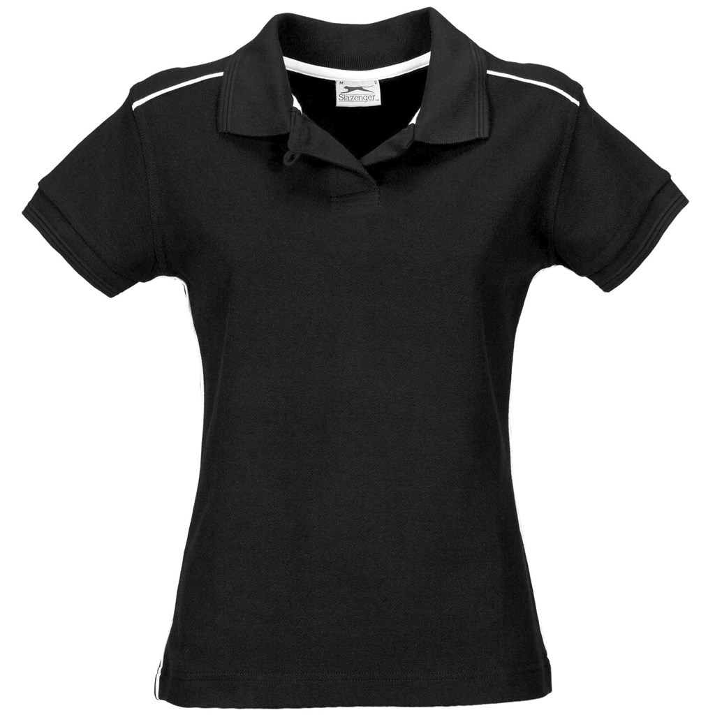 Ladies Backhand Golf Shirt �C Black
