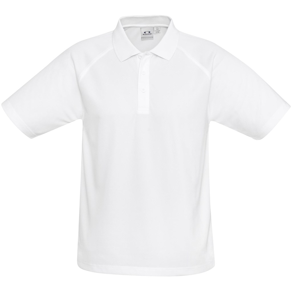 Kids Sprint Golf Shirt �C White