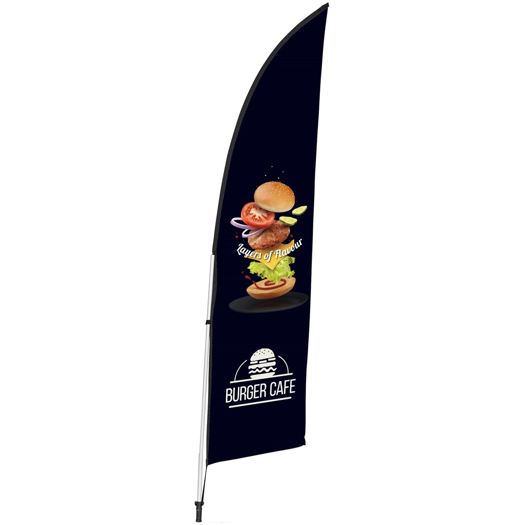 Legend 2M Sublimated Arcfin Double-Sided Flying Banner �C 1 complete unit