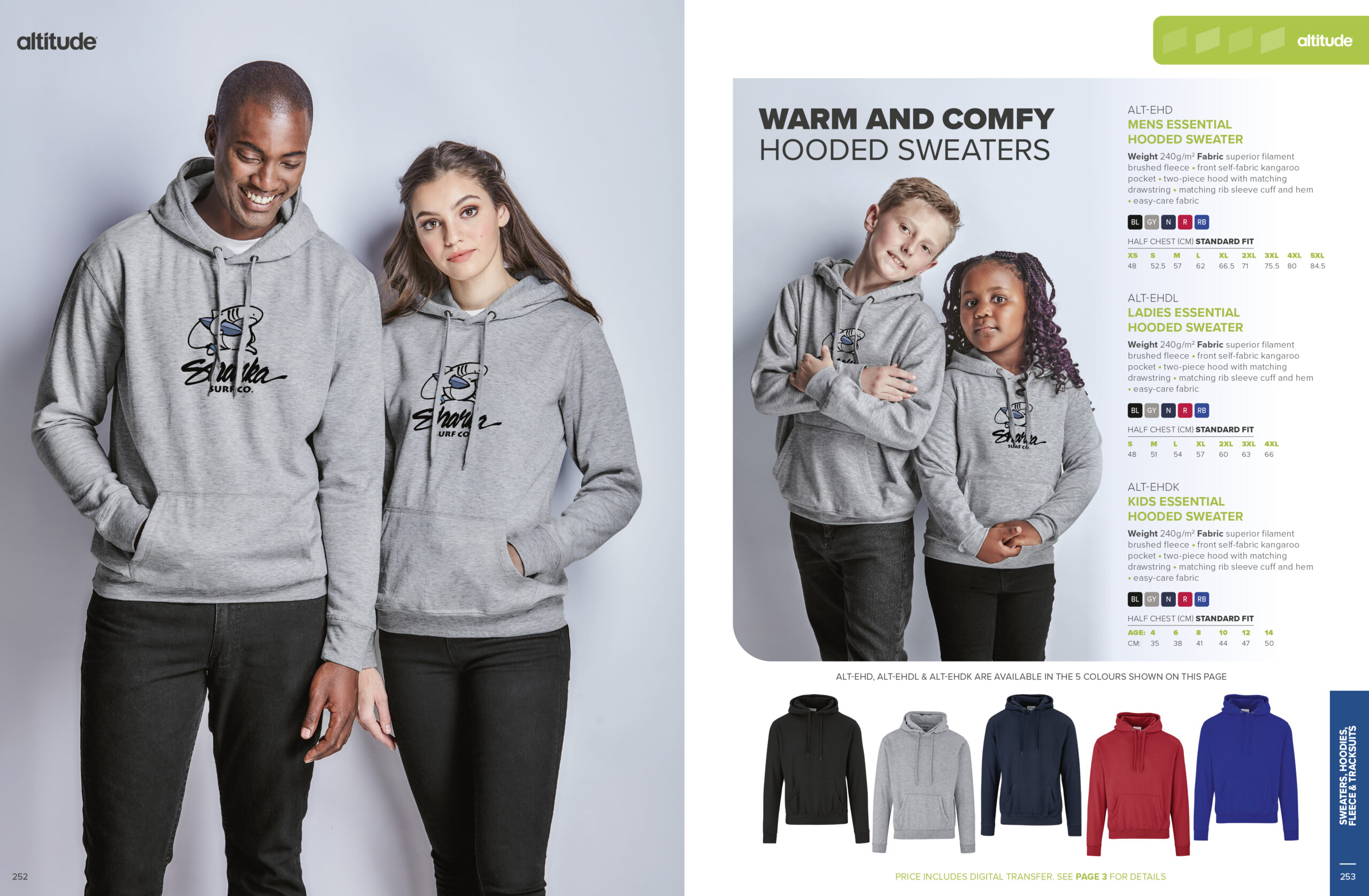 Kids Essential Hooded Sweater