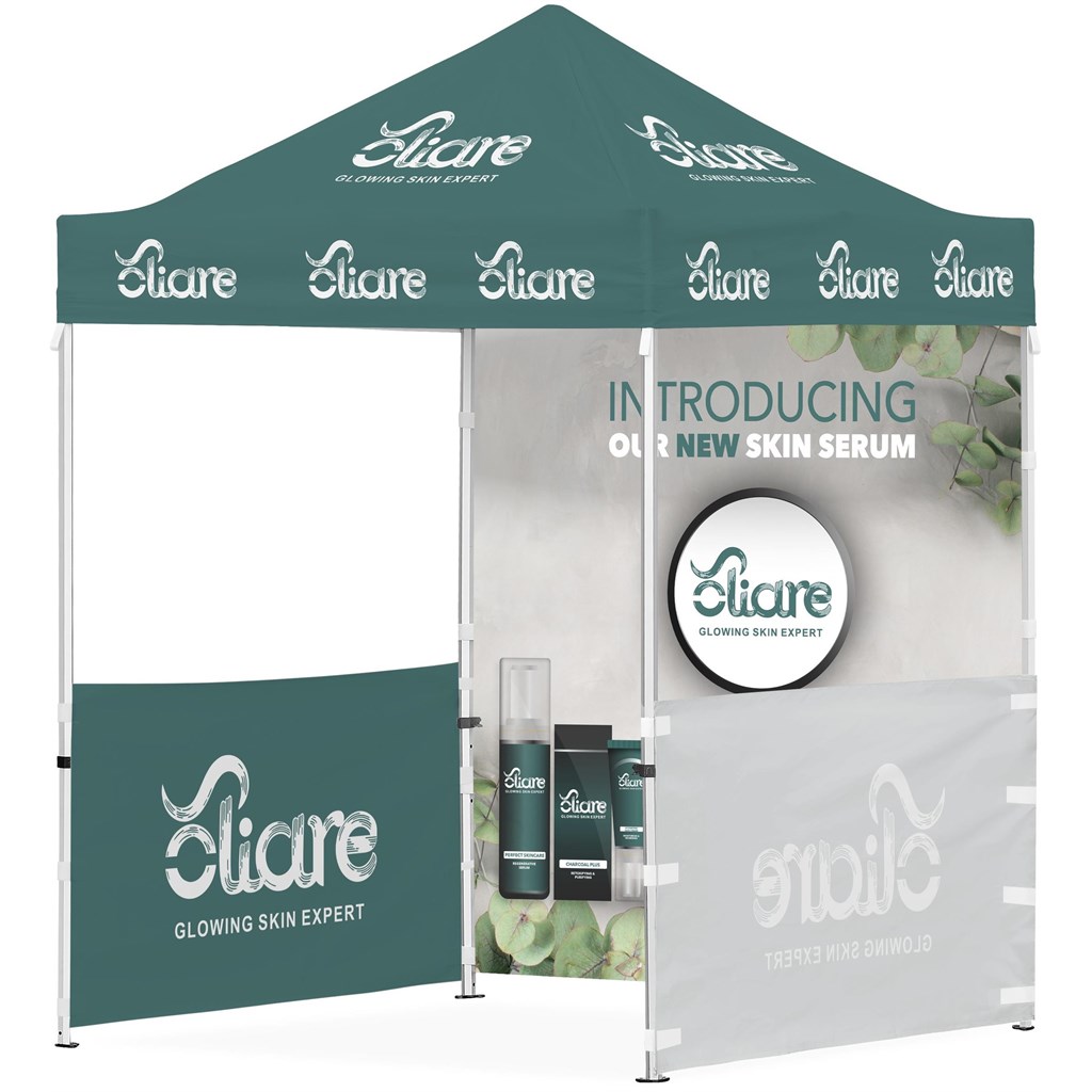 Ovation Sublimated Gazebo 2m X 2m �C 2 Half-Wall Skins �C 1 Full-Wall Skin