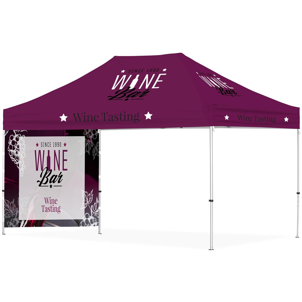 Ovation Sublimated Gazebo 4.5m X 3m �C 1 Short Full-Wall Skin