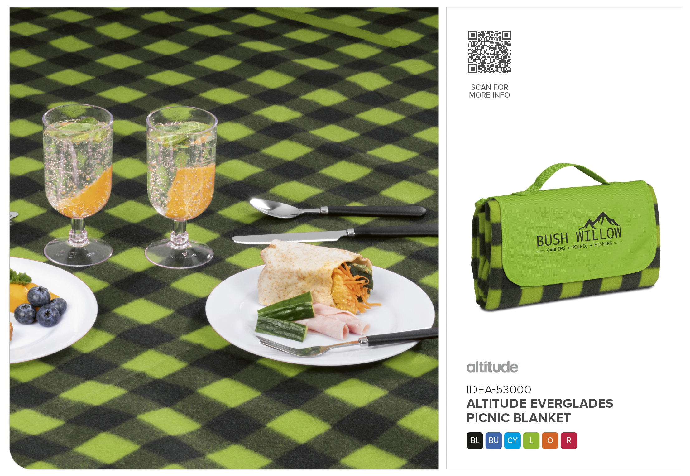 Altitude Everglades Picnic Blanket